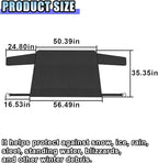Car Windshield Snow Ice Cover, Windproof Sunshade Protector, Oxford Cloth Car Frost Window Covers, Universal Fit for Most Cars, Trucks, SUVs