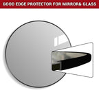 Rubber Edge Trim, 1/8"(3mm) Self Adhesive Flexible U Channel Edge Protecter for Sheet Metal, Glass, Flexiglass and Plywood, Fit for 7/64"-5/32" Width Edge, Black Color, 20Ft, EPDM Material