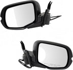 Driver and Passenger Side Mirror Assembly Set Power Heated Paint to Match Compatible with 17-18 Honda Pilot 17-20 Ridgeline RTL AWD 21 Ridgeline RTL 22 AWD 23