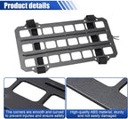Vehicle Rigid MOLLE Panel, Car Sun Visor Organizer Tactical Gear Rack, EDC Pouch Tool Holster Truck Equipment Mount Plate, Auto Interior Modular Storage Shelf Accessories (Sunvisor)