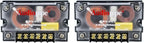 300 Watts 2 Way Crossover - (2 Pack) Passive Car Audio Speaker Tweeter Mids and Highs CRX-203