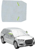 Zpana Car Windshield Snow Cover, 7-Layer Thickened Windproof Heavy Duty Vehicle Windscreen Frost Ice Cover, Automotive Exterior Snow Ice Protector, Universal for SUV RV Truck (39 × 33.9 Inches)