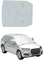 Zpana Car Windshield Snow Cover, 7-Layer Thickened Windproof Heavy Duty Vehicle Windscreen Frost Ice Cover, Automotive Exterior Snow Ice Protector, Universal for SUV RV Truck (39 × 33.9 Inches)