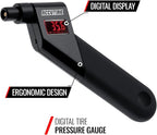 MS-4021B Digital Tire Pressure Gauge with 4 Valve Caps, 5-150psi (psi, bar, kPa, kg/cm2)