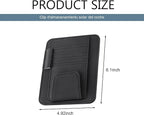 1 PC Car Sun Visor Organizer, Sunglass Holder & Document Storage Pocket Organizer, Car Visor Accessories with Insurance and Registration Card, Universal for Cars, Trucks, SUVs (Black