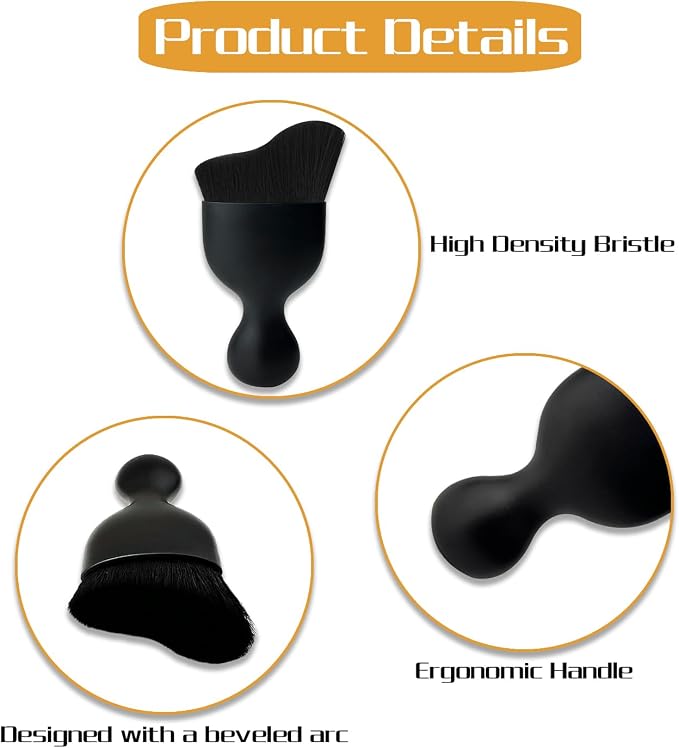 Car Interior Dust Brush, Auto Detailing Brush, Soft Bristles Car Cleaning Brushes, Tool for Air Conditioner Vents, Leather, Computer, Scratch Free, Car Interior Accessories