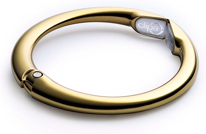 Bag Hanger Collection, The Ring that Opens into a Hook, Auto Closes | Holds 15 kg, Needs only 10mm to Hang a Hand Bag, Easy to Use with One Hand, The Instant Bag Hanger, 3 yr Warranty