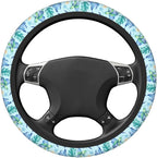Sea Turtle Steering Wheel Cover Anti-Slip,Sweat Absorption Universal 15 inch Steering Wheel Covers Cute car Accessories for Men Women