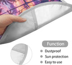 Sunset Palm Tree Steering Wheel Sunshade Car Interior Protector Sun Shade for UV Protection Removable Auto Accessories Easy Installation Universal Vehicle Accessories