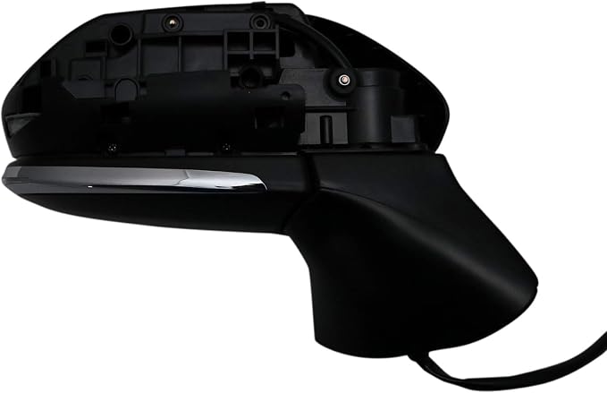 Passenger Side Power Heated Mirror Smooth Black Manual Fold Compatible with 2018-2024 Toyota Camry TO1321367