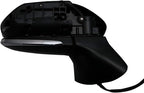 Passenger Side Power Heated Mirror Smooth Black Manual Fold Compatible with 2018-2024 Toyota Camry TO1321367