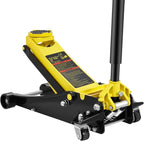 3 Ton Low Profile Floor Jack | Heavy-Duty Racing, Dual Pistons Quick Lift Pump, Lifting Range 3.35"-19.69"