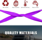 Car Rear View Mirror Protector Frame, Silicone Auto Rearview Edge Protection Cover Compatible with Model 3 Model Y, Interior Rear View Trim Frame Decoration, Car Accessories (Purple-2PCS)