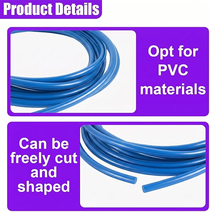 32Ft (10M) Car Door Edge Protector, Self-Adhesive Scratch Resistant U Shape Auto Door Edge Guard Decoration, Anti-Collision Car Doors Trim Strip Protector for Truck, SUV, Sedan (Blue-10M)