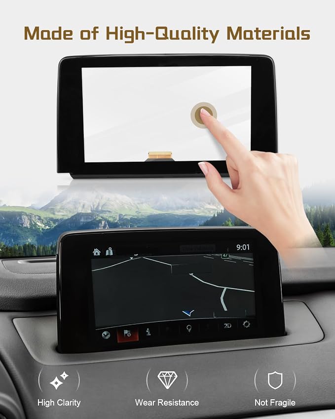 TK49-611J0 Touch Screen Glass 8", TK49-611JA Digitizer LCD Monitor Fit for Mazda CX9/CX-9 2016-2019 Replaces TK49-61-1J0a TK49-611J0-B