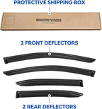Window Visors Rain Guards Shield for 2019-2026 Toyota Corolla Sedan, Out-Channel Window Vent Wind Deflectors Visors Shades for 19-26 Corolla Sedan
