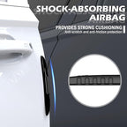 4PCS Car Door Edge Guards with Airbag,De-Static & Anti-Crash Car Door Protector with Dolphin Streamline Design,Universal Cars Doors Edge Protector Exterior Cars Accessories