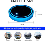 Mandark LED Car Cup Holder Lights, 2PCS Waterproof 7 Colors Changing Vehicle USB Charging Coaster Pad, Auto Interior Atmosphere Lamp Cup Mat Accessories, Universal for SUV Sedan Truck (No Mark)