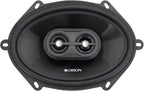 ORION Cobalt Series CB683 6x8” 3-Way Coaxial Car Speakers, 280W, 4 Ohms, Full Range, Enhanced Bass, Polypropylene Cone & Butyl Rubber Surround, Easy Install (Pair)