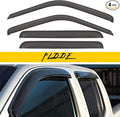 Window Visor Rain Guards Compatible with 1992-2000 Chevy/GMC C/K Crew Cab, Window Deflectors Vent Visors for Trucks for 1992-1999 Suburban/1995-1999 Tahoe/Yukon 4-Door/1999-2000 Escalade Tape-On