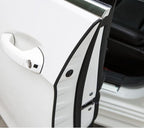 32Ft(10M) Door Edge Guards Car Door Edge Guards U Shape Car Door Protector Rubber Seal Door Guard Internal Double Sided Tape (No Glue Required), Black