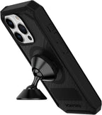 Adjustable Magnetic Car Mount, 360 Degree Swivel with 3M VHB Tape, Cell Phone Holder, Aluminum Dashboard Phone Mount Stand for Truck Car & Van (Black)