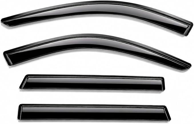 2020-2025 Tape-on Rain Guards for Hyundai Palisade Side Window Deflector Visors SE SEL XRT Limited Calligraphy Durable Tinted Vent Shade 2021 2022 2023 2024