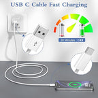 Snisre Car Carplay Cable, USB A to USB C Cable 3FT, Fast Charger Cord for iPhone 17/16/15 Pro Max/Plus/16E, Car Charging Cord（White, 3FT）