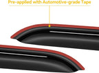 Window Visors Rain Guards for 2004 2005 2006 2007 2008 Ford F150 SuperCrew, Window Vent Wind Shades Deflectors for 06 07 08 Lincoln Mark LT