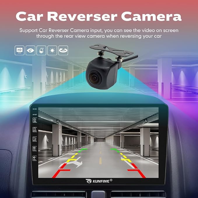 for Toyota RAV4 2019-2025 2G+64G CarPlay Android Auto Navigation Stereo GPS Radio Reverse Camera Display 10" IPS Touchscreen Headunit Tablet Pad Media Player, if Applicable Quad Core