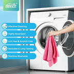 Pink Microfiber Cleaning Cloth, 12 Pack Premium Microfiber Towels for Cars, Lint Free, Scratch-Free, Highly Absorbent, Reusable Cleaning Rags for Car, Household, Kitchen, Window, 11.5"X11.5"