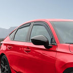 Voron Glass in-Channel Extra Durable Rain Guards for Honda Civic 2022-2026 Hatchback, Window Deflectors, Vent Window Visors, 4 Pieces - 200791