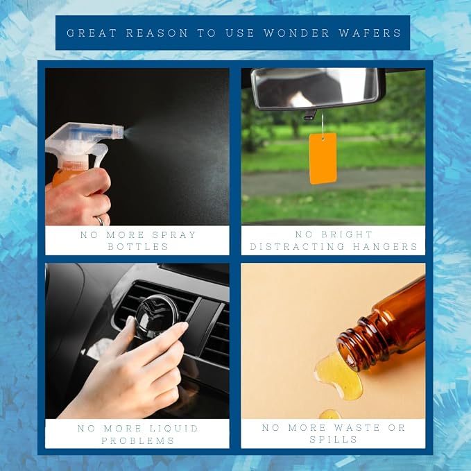 Wonder Wafers 20 count Air Fresheners Individually Wrapped, Baby Powder Fragrance