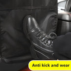 Black Back Seat Protector, Cover Anti Kick Mat, Car Backseat Organizer, Universal Interior Accessories, Oxford Cloth Durable for Cars SUVs Trucks Size 65x43cm.