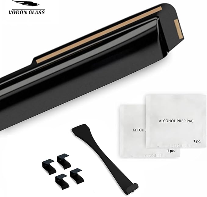 Voron Glass in-Channel Extra Durable Rain Guards for Kia Seltos 2021-2026, Window Deflectors, Vent Window Visors, 4 Pieces - 200313