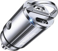 USB C Car Charger 90W [PD 45W & QC 45W] USB Car Charger Adapter Fast Charging [Super Mini & All Metal] Compatible with iPhone 15/14 Pro Max Plus 13 12 Samsung S23/S22/21 Note 22, Pixel, iPad