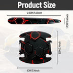 8PCS Car Door Handle Scratch Protectors,3D Patterned-Marking，Anti Scratch, Automotive Door Handle Paint Protective Film Cover Accessories, Universal for Most Cars (Blue)