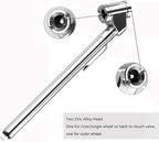 CZC AUTO Tire Pressure Gauge Heavy Duty Dual Head Mechanical Air Gauge Stainless Steel Stem for Car RV ATV Truck Motorcycle Bike, 10-120PSI (5 Pack)