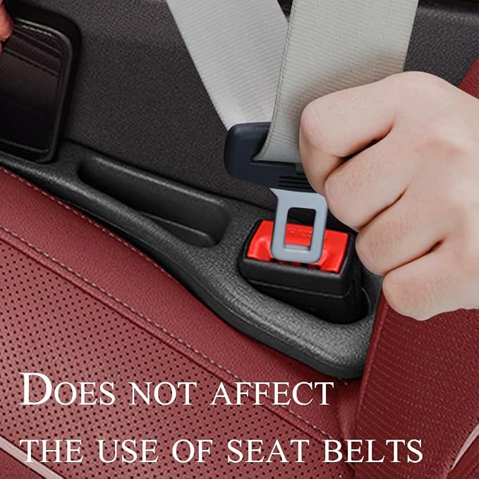 Car Seat Gap Filler Compatible with Honda Pilot Accessories Seat Gap Plug Blocker with Storage Slot Organizer Non-Slip Car Cup Holder Coaster Black 2 Pack