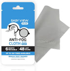 EASY VIEW+ Anti-Fog Microfiber Cloth- For Glasses Goggles Motorcycle Helmet Camera Lens