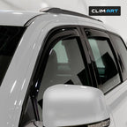 in-Channel Incredibly Durable Rain Guards for Jeep Grand Cherokee 2011-2021, Original Window Deflectors, Vent Deflector, Vent Window Visors, Dark Smoke Car Accessories, 4 pcs - 611032LPf