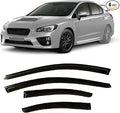 Tape-On Rain Guard 4-Piece for 2015-2021 Subaru WRX Windows Visor Shield Shade Smoke 1521WRX