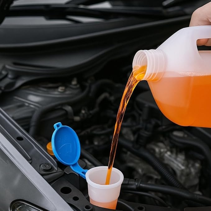 Car Windshield Washer Fluid: 1 Gallon, All Season/Weather Vehicle Window Cleaner | Streak-Free Clean | Bug and Tar Remover for Cars - 2 Pack