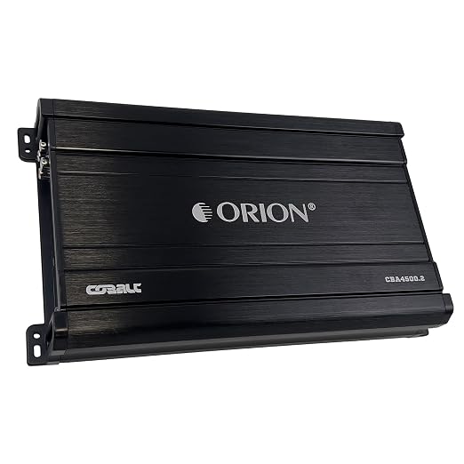 ORION CBA4500.2 Cobalt High Efficiency 2-Channel Class A/B Amp, 4500W | 4500W Max, 600W RMS, 2-Channel, Class A/B, 2/4 Ohm Stable, MOSFET Power