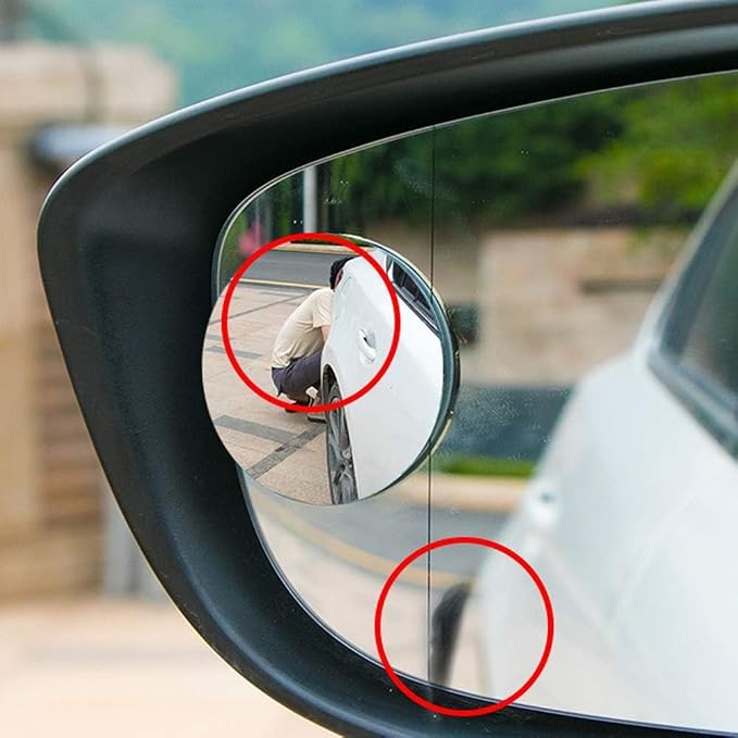 2 Blind Spot Mirror for Lincoln Corsair 2020-2025 | High definition glass with wide angle view 360-degree rotation adjustable base eliminate blind spots on side rearview mirrors