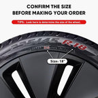 Automotive Alloy Wheel Rim Protector - Covering The Entire Rim of The Wheel hub - Strips for Curb Rash Prevention - Set of 4 Rim Protector Easy to Install(20'',Red)