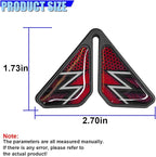 Craedli 2PCS Sport Style Car Door Edge Protector, Anti-Collision Automotive Door Corner Guards, Universal Self-Adhesive Vehicle Exterior Decoration Accessories for Car, Truck, SUV (Red)