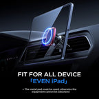 Magnetic Phone Holder for Car Upgraded Clip Ultra Car Phone Holder 6 Strong Magnets Cell Phone Holder Car Magnetic Case Friendly Phone Car Holder Mount for 4-6.7 inch Smartphones (Red)