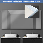 Clear Rubber Edge Trim, Flexible Baby Proof Edge Protector for Sharp Edge, 3/16" U Channel Edge Trim, Self-Adhesive Edge Guards for Glass, Plywood and Sheet Metal Parts, 20Ft, Transparent Color