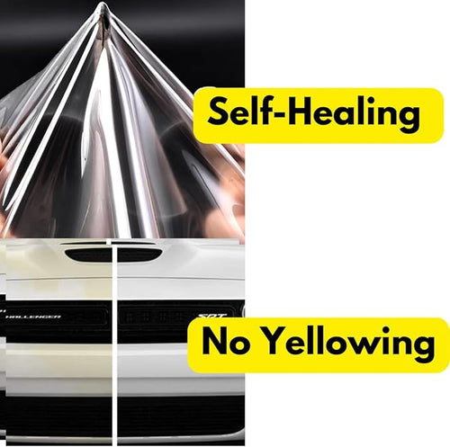 2 Door Edge Guard Made with Paint Protection Film, Scotch Guard, PPF 8mil Precut Strips, Universal Fit Cars, Truck, SUV, Clear Tape, Door Protector, Car Accessories